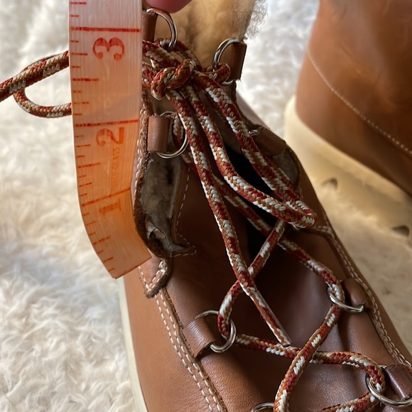 Bernardo Sherpa booties leather fur winter - Picture 3 of 15